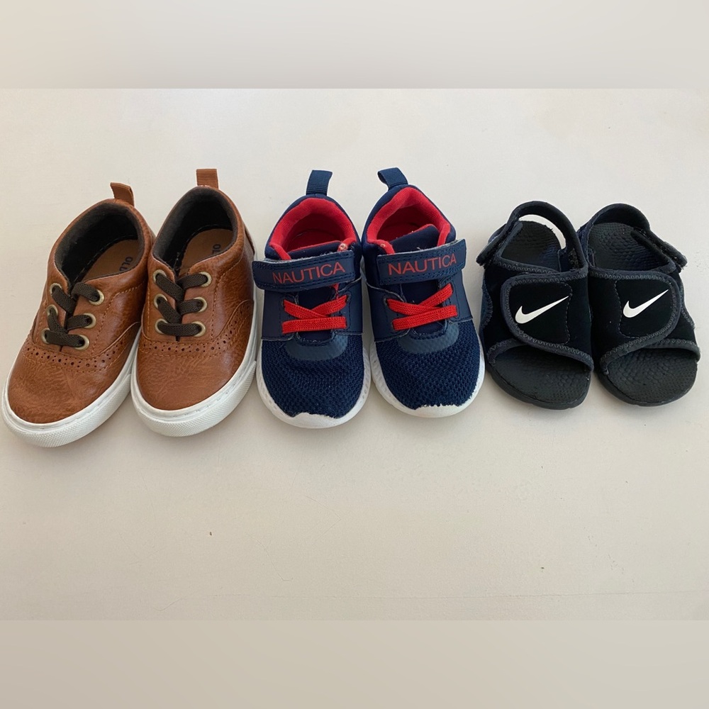 Nike & Old Navy & Nautica Toddler Shoes - 3 Pairs